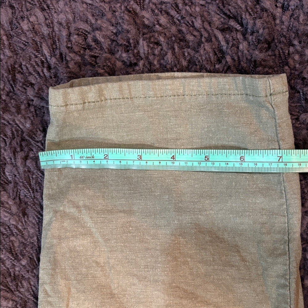 Lila Ryan Martina Linen Viscose Blend High Waist Cropped Pants - Picture 7 of 7